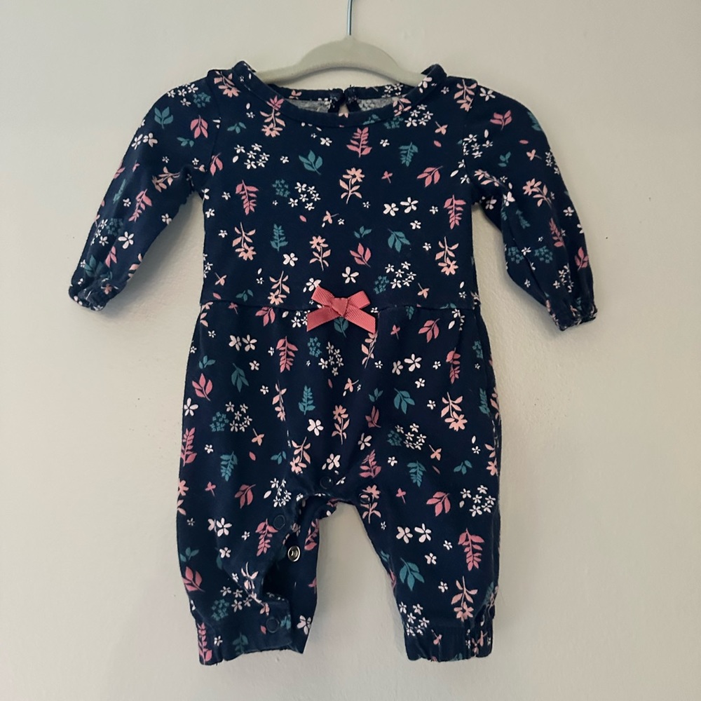Just one you by carters floral one piece outfit size newborn